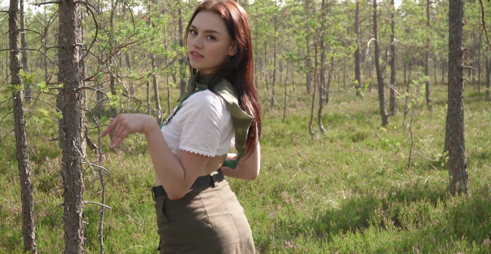 Solo Eva Murkovski with natural tits & hot ass getting fu... | Any Porn