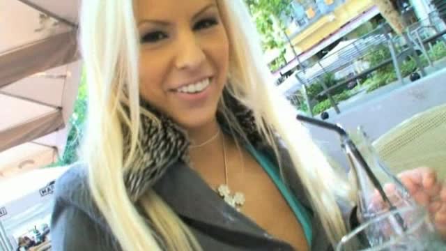 Naughty blonde named Boroka Balls likes to tease guys | Any Porn