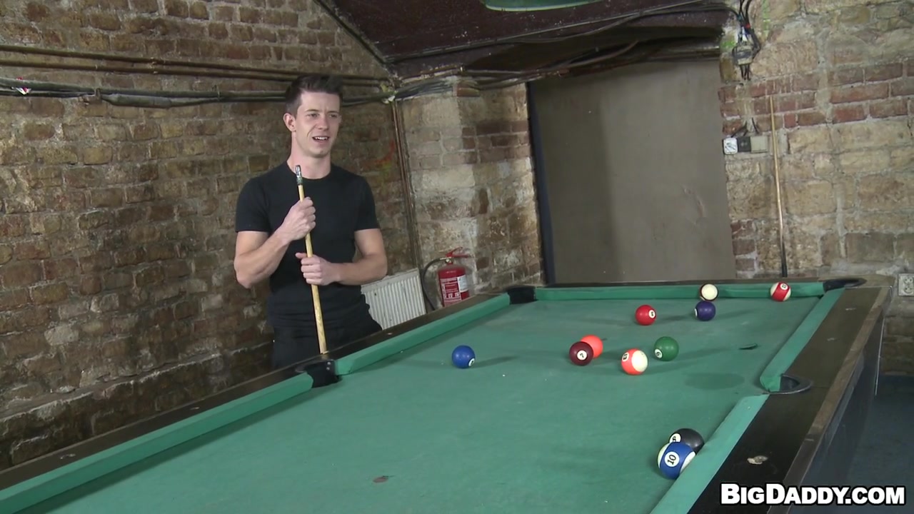 Faggots are going gay on the pool table