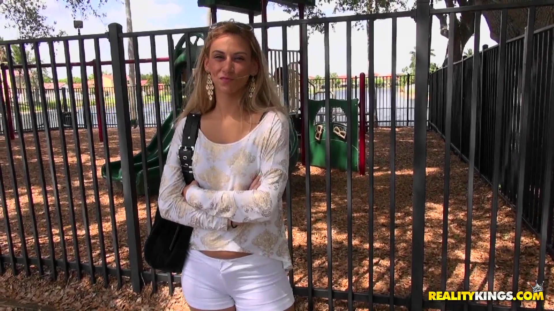 Outdoors sex with the beautiful blue eyes blonde Coco Blue | Any Porn