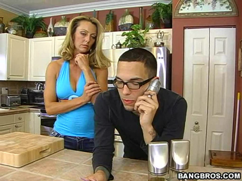 Horny blonde housewife gets fucked good by a young guy Any Porn picture