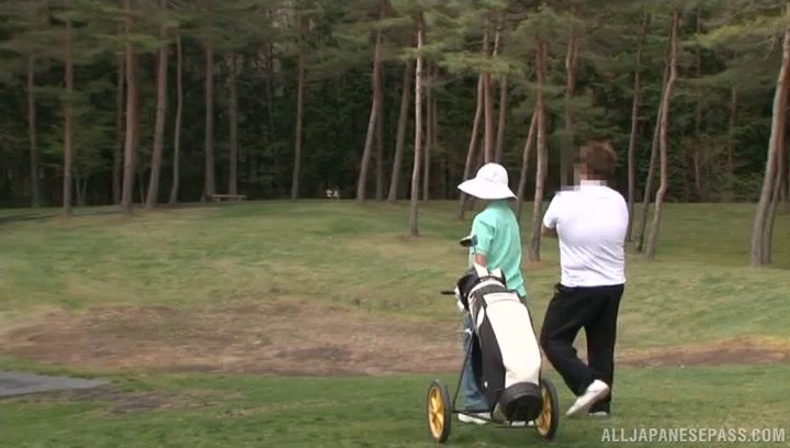 Taking a break from golf to fuck this Japanese cutie | Any Porn