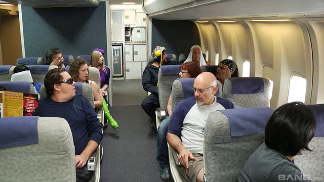 Plane orgy.