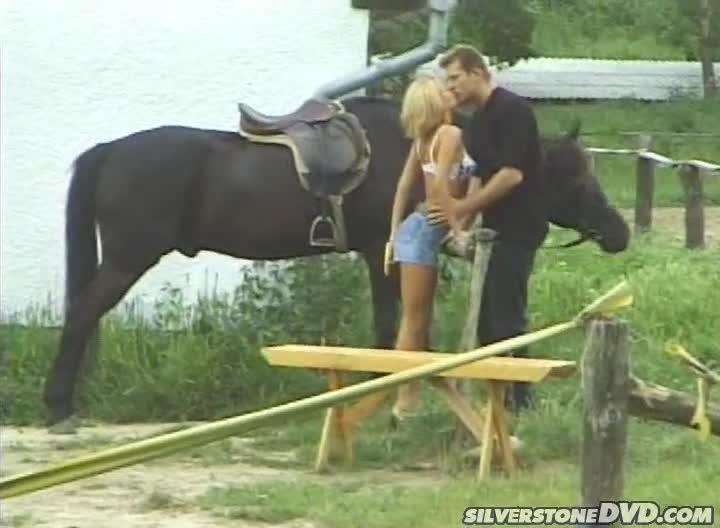 Greta Milos the lovely blonde gets fucked hard in the cou... | Any Porn