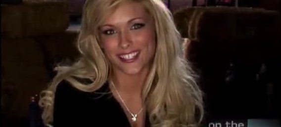 Blonde hottie Holley Ann Dorrough poses for the cam in th... | Any Porn