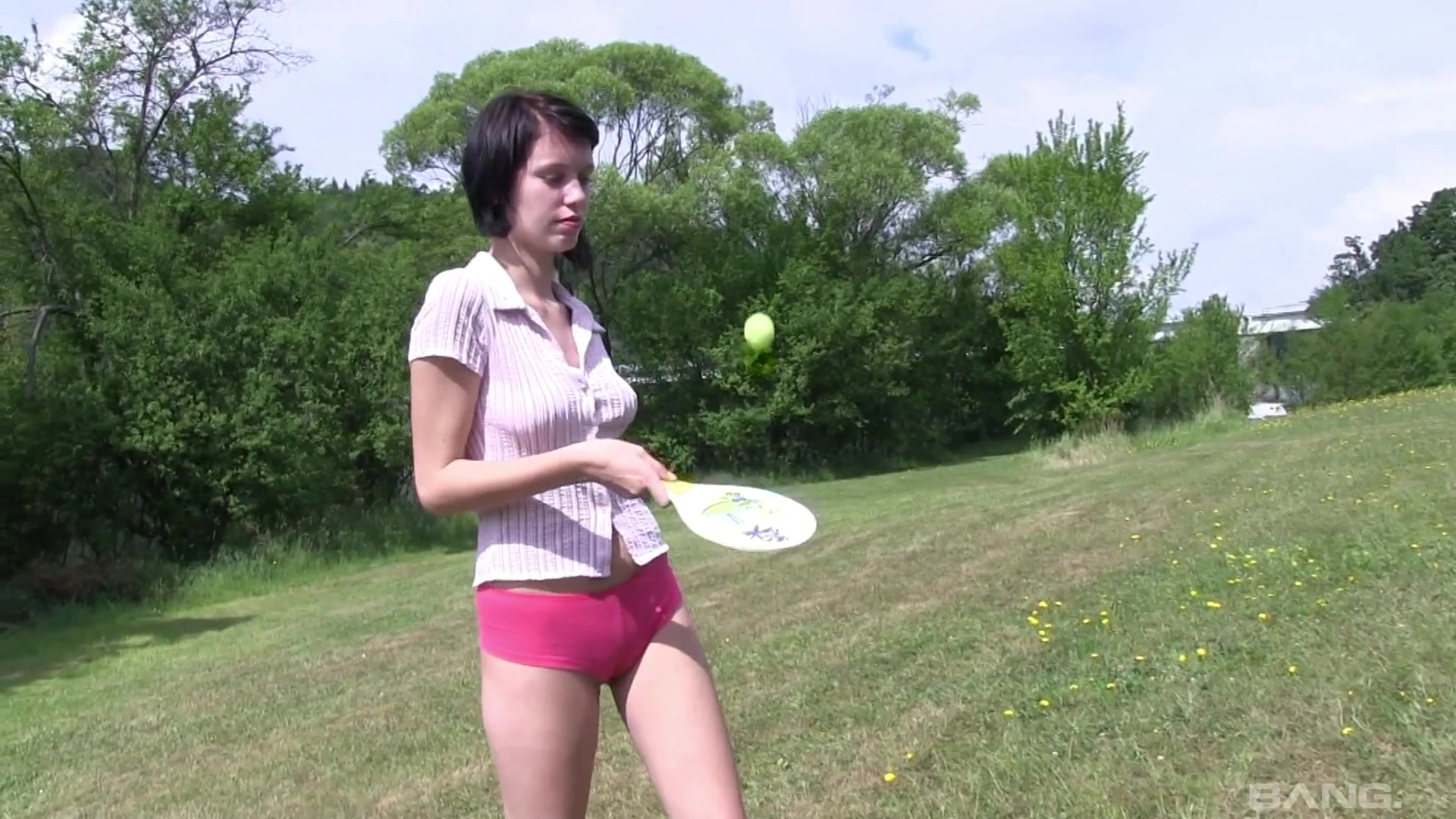 Angie Emerald got horny while playing tennis and plays wi... | Any Porn