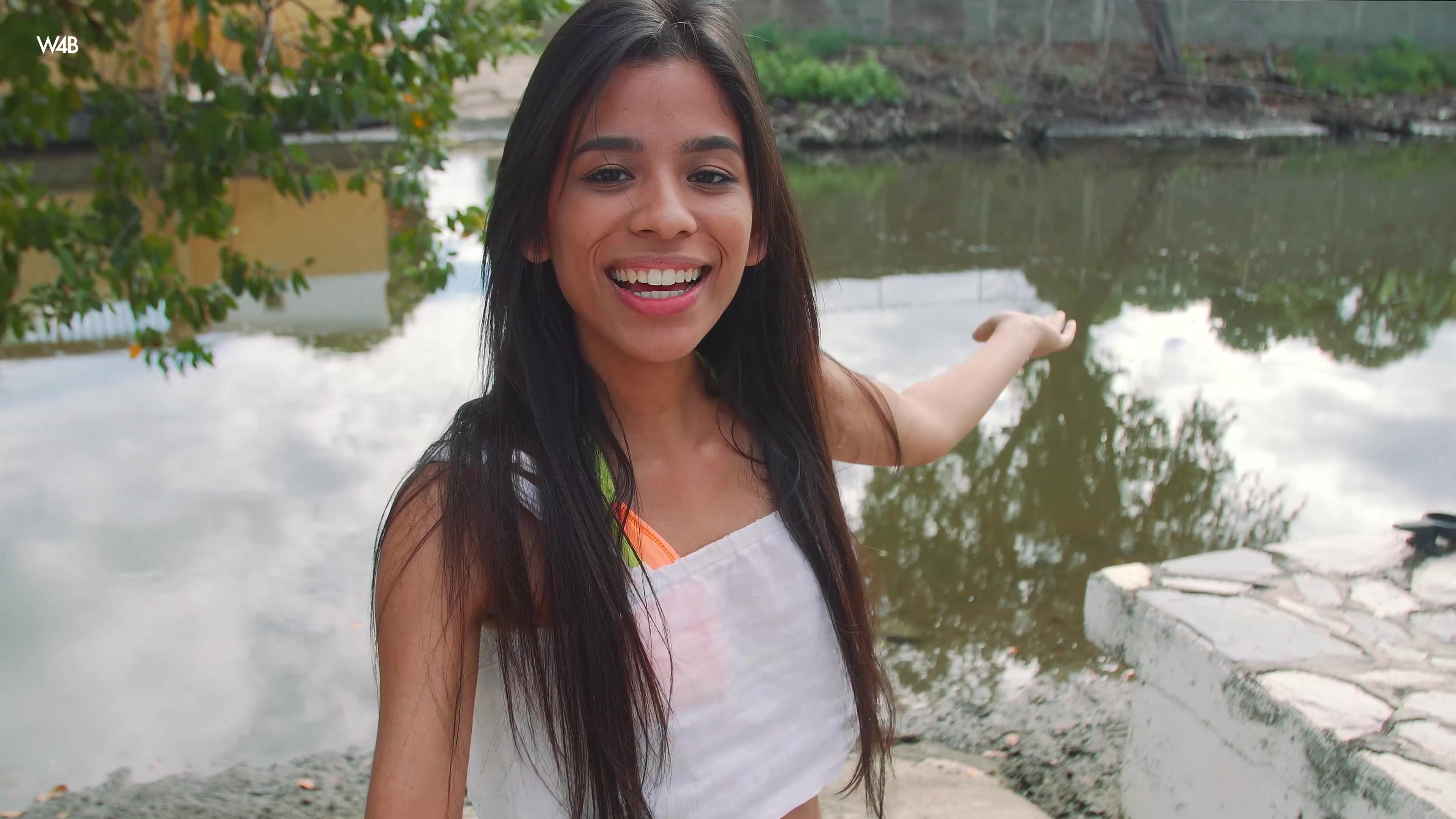 Skinny model Karin Torres loves to get naked in the outdoors | Any Porn