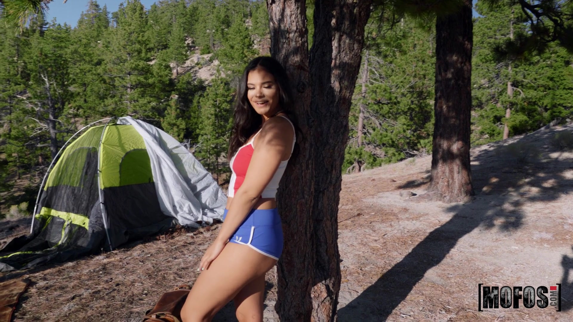 Passionate fucking by the camping fire with irresistible ... | Any Porn