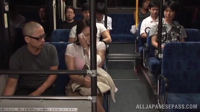 Bus big tits fucked all passengers japan Two Guys Fucking A Busty Japanese Girl S Big Boobs In The Any Porn