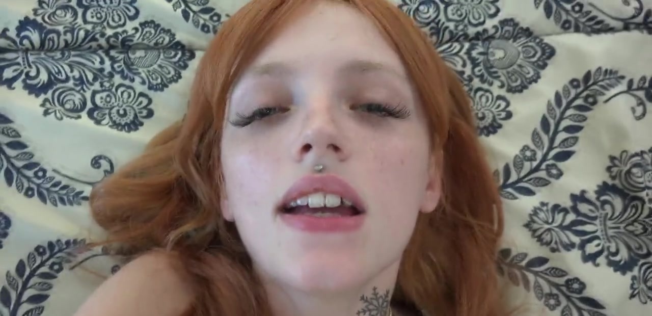 Tattooed redhead chick getting fucked by her